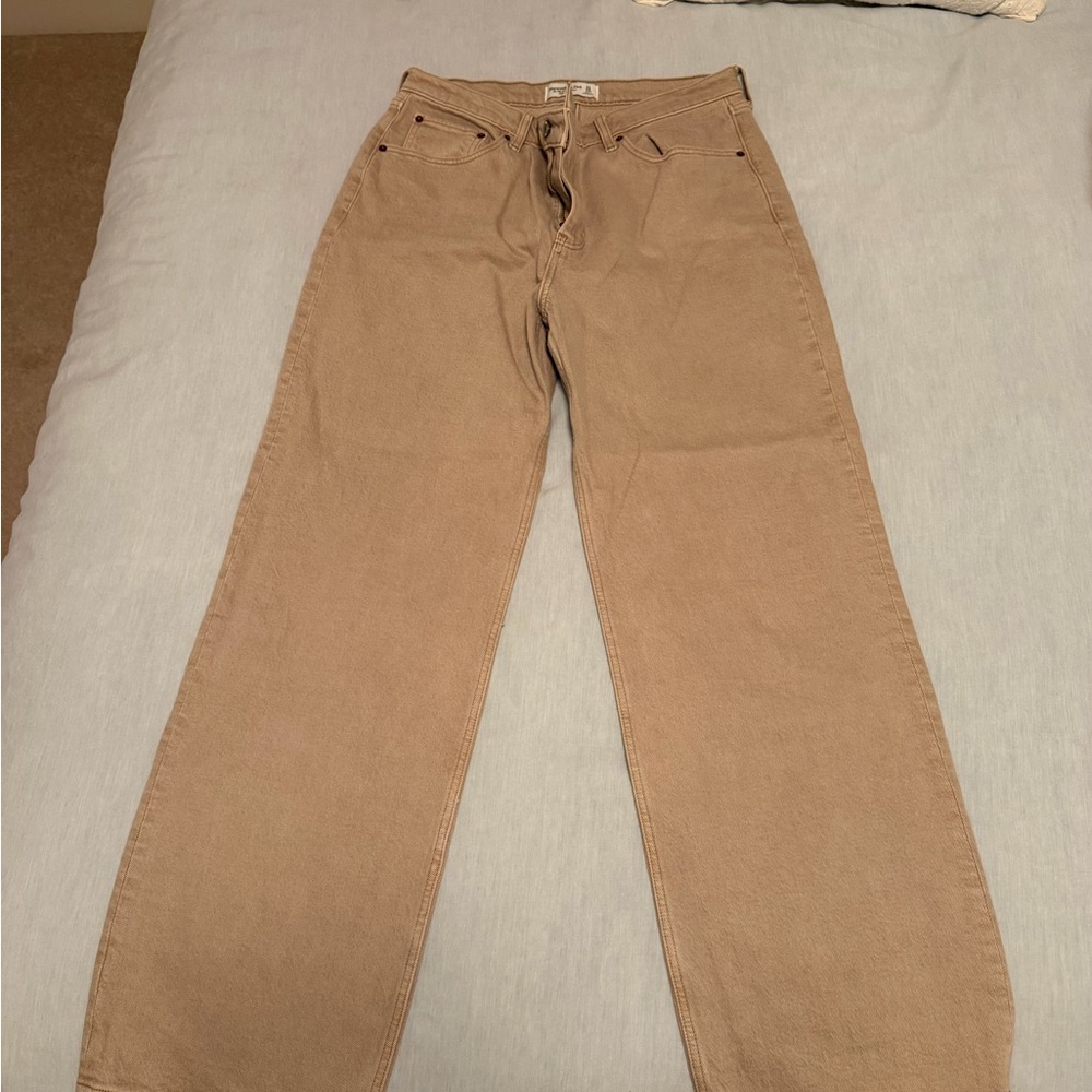 Abercrombie Tan Jeans Size 31